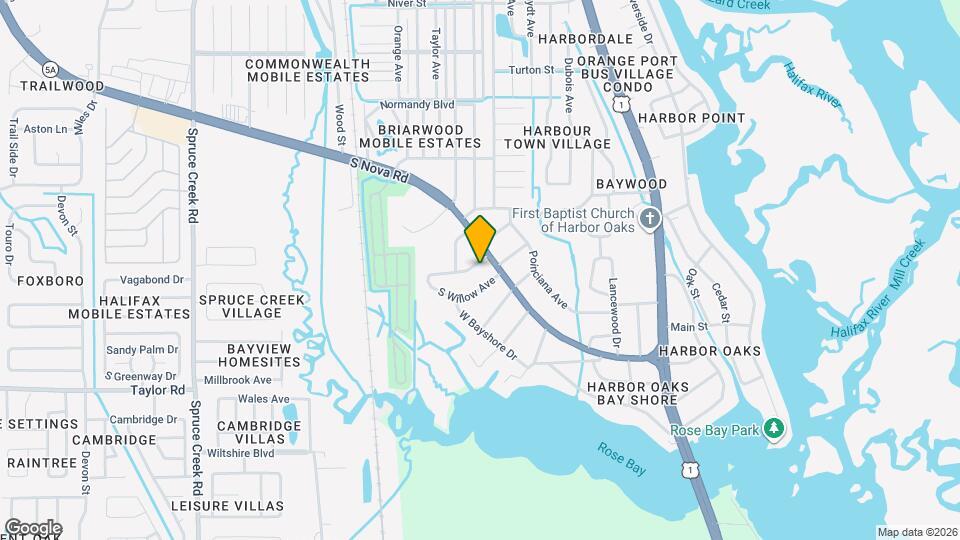 405 N Willow Ave Map and Location Details