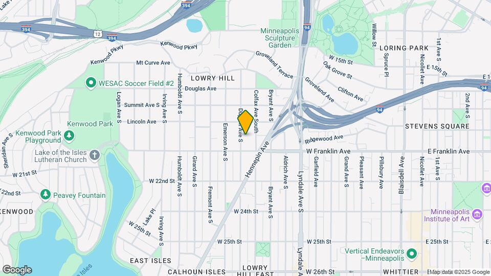 1925 DuPont Ave S Mapa y Detalles de la Ubicación