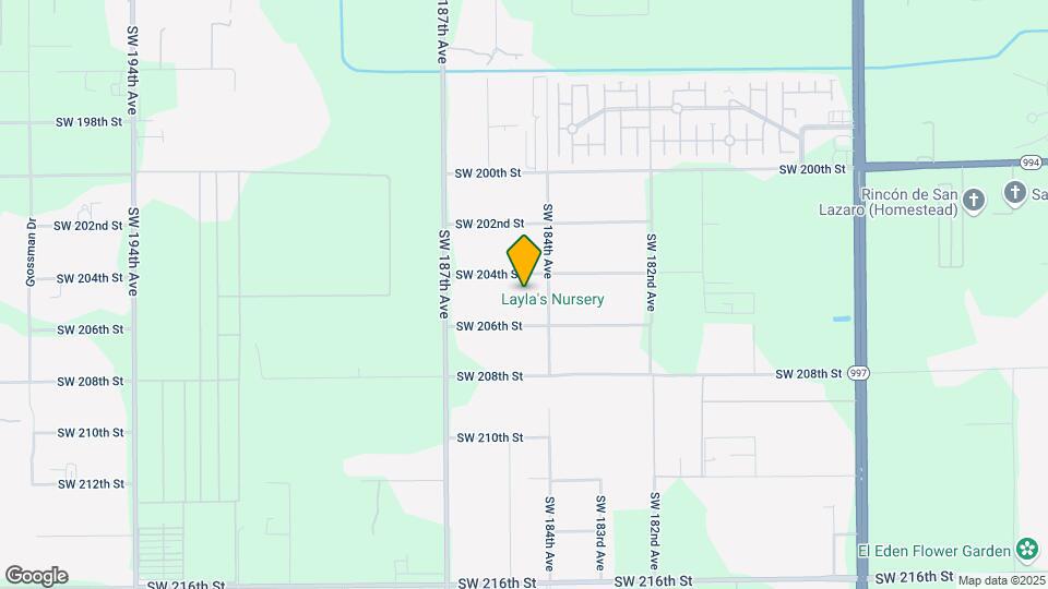 18420 SW 204th St Map and Location Details