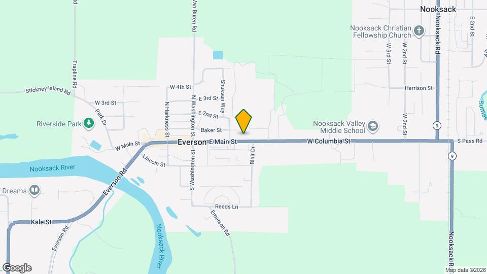 313 E Main St Map and Location Details