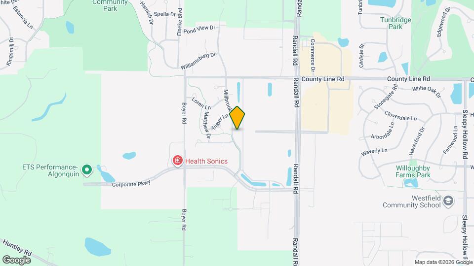 1607 Millbrook Dr Map and Location Details