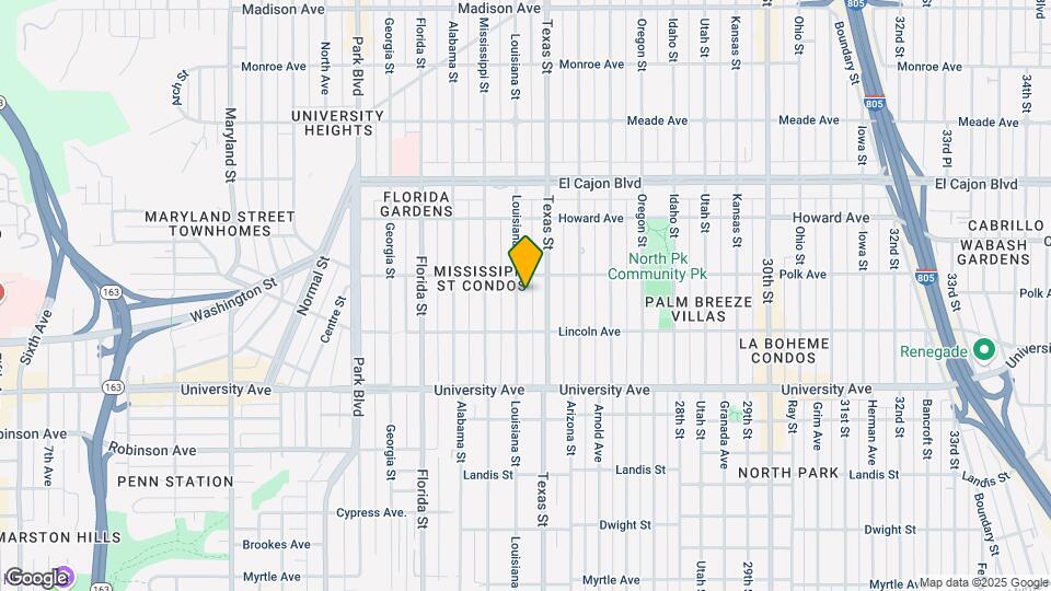 4059 Louisiana St Map and Location Details