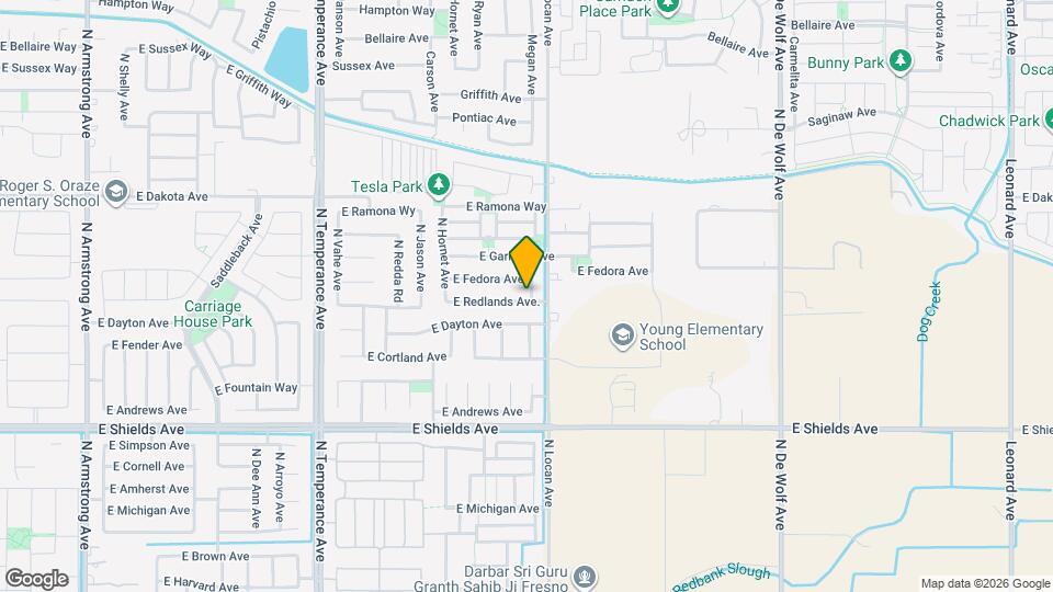 7474 E Redlands Ave. Mapa y Detalles de la Ubicación