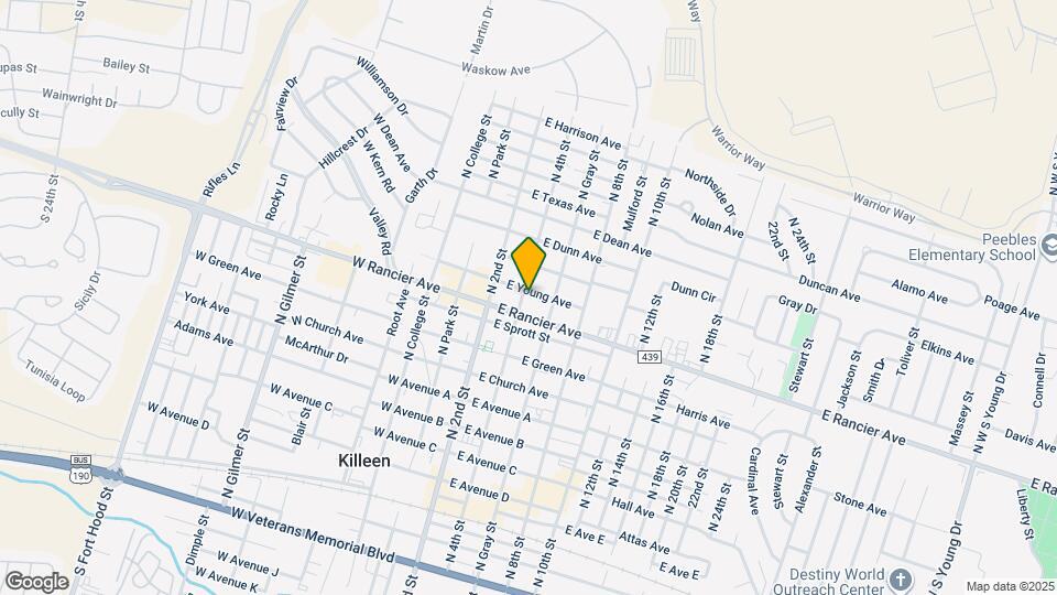 1008 N 4th St Mapa y Detalles de la Ubicación