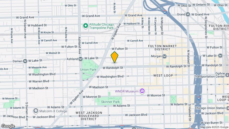 160 N Ada St Map and Location Details