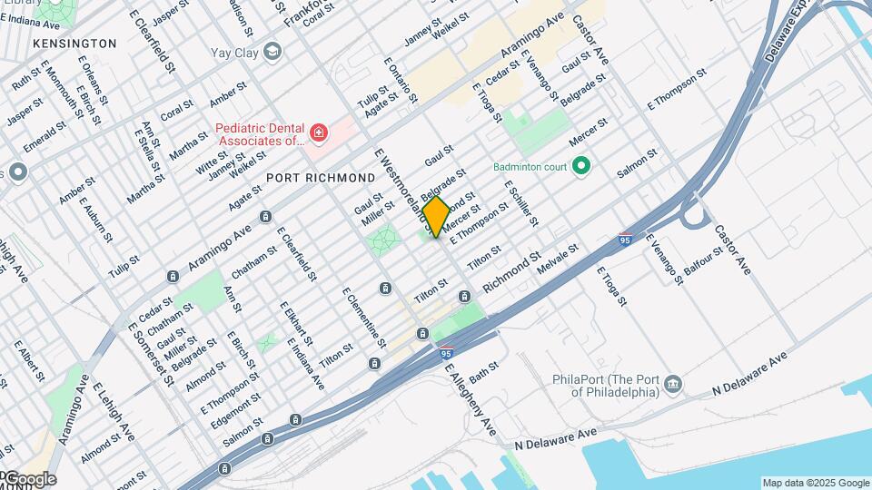 2634 E Westmoreland St Map and Location Details