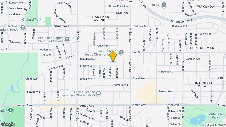 5416 Browne St Map and Location Details