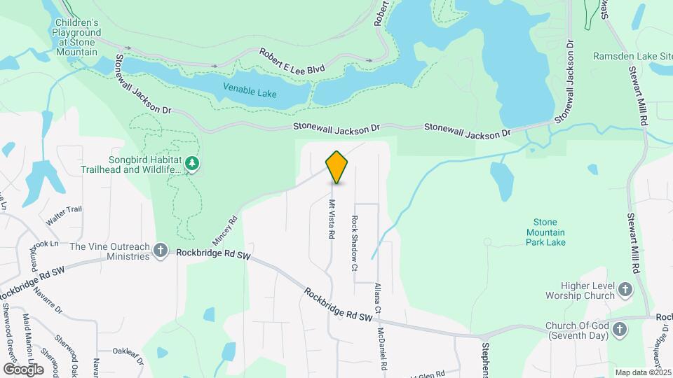 557 Mt Vista Rd Map and Location Details