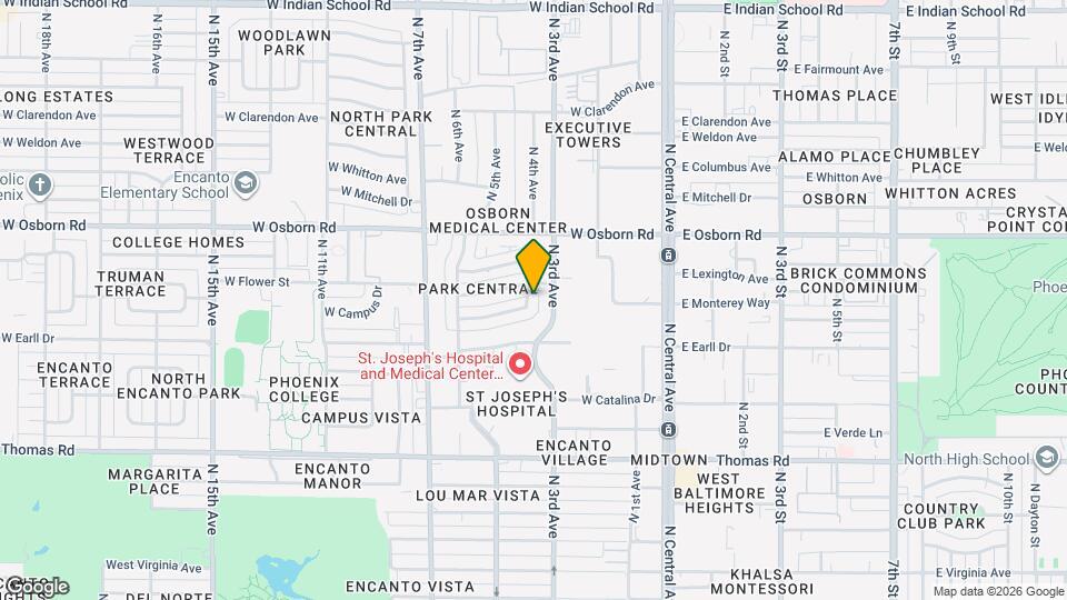 3137 N 4th Ave Mapa y Detalles de la Ubicación