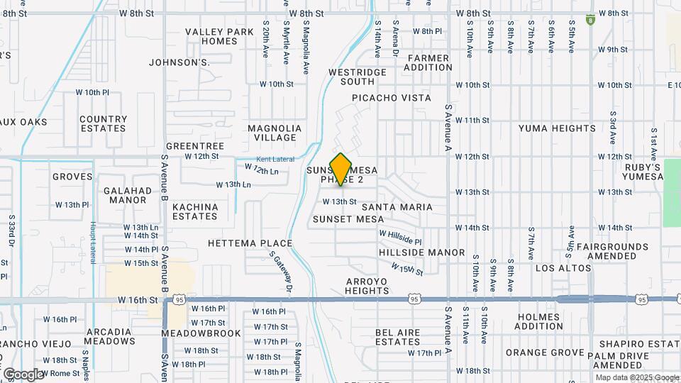 1605 W Santa Maria Way Map and Location Details
