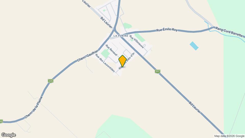 3141 Des Bles-D'or Rue Map and Location Details