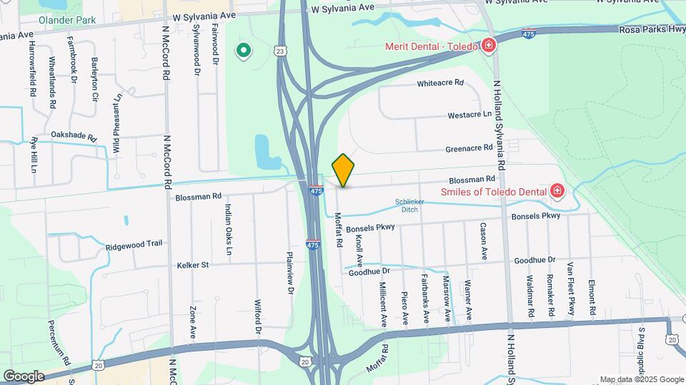 3514 Moffat Rd Map and Location Details