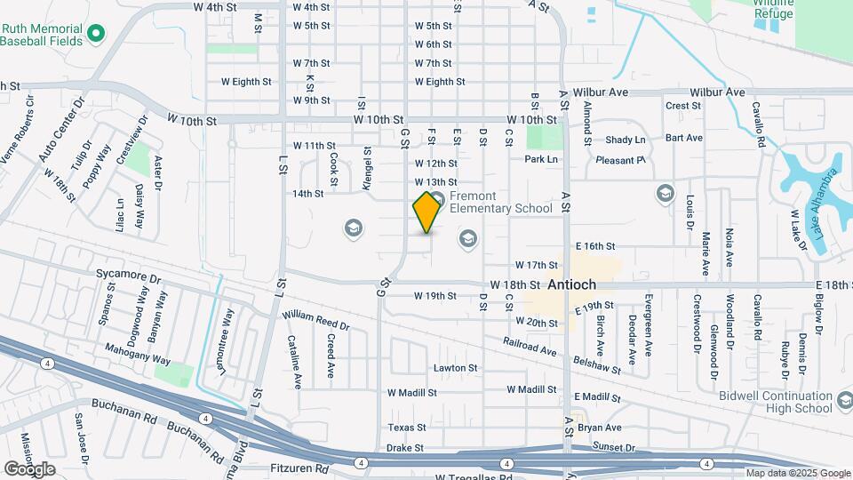 501 W 16th St Mapa y Detalles de la Ubicación