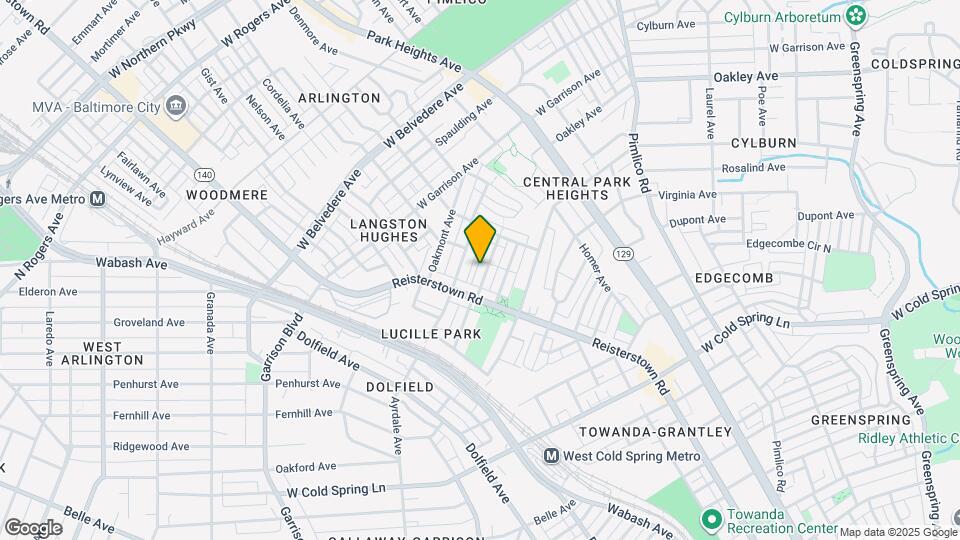 3712 Beehler Ave Mapa y Detalles de la Ubicación