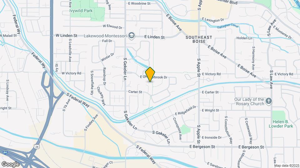 3124 S Falling Brook Ln Mapa y Detalles de la Ubicación