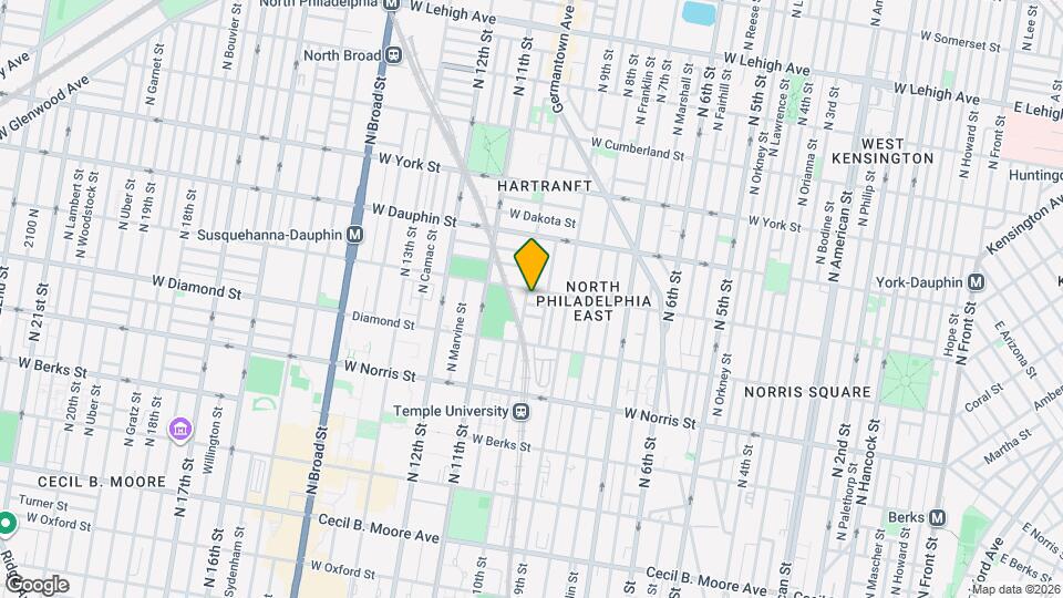 2141 N 10th St Map and Location Details