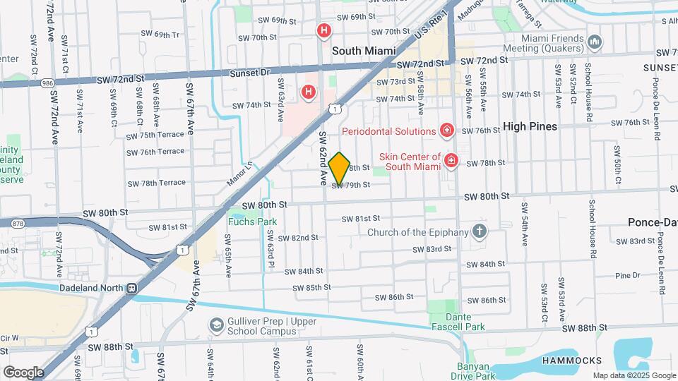 6110 SW 79th St Map and Location Details