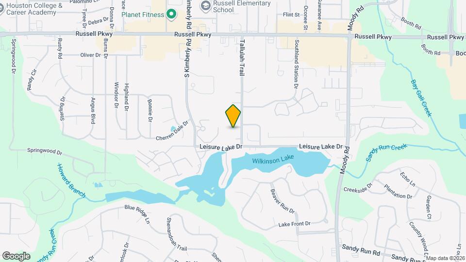 218 Tallulah Trail Map and Location Details