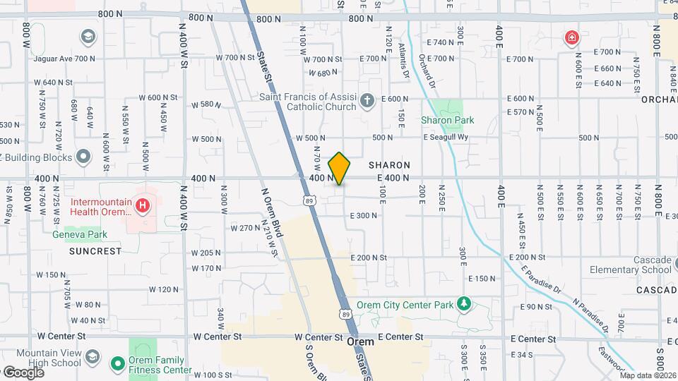 389 N Main St, Unit 389 Map and Location Details