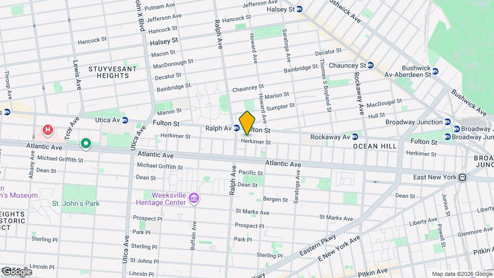 985 Herkimer St, Unit 2 Mapa y Detalles de la Ubicación