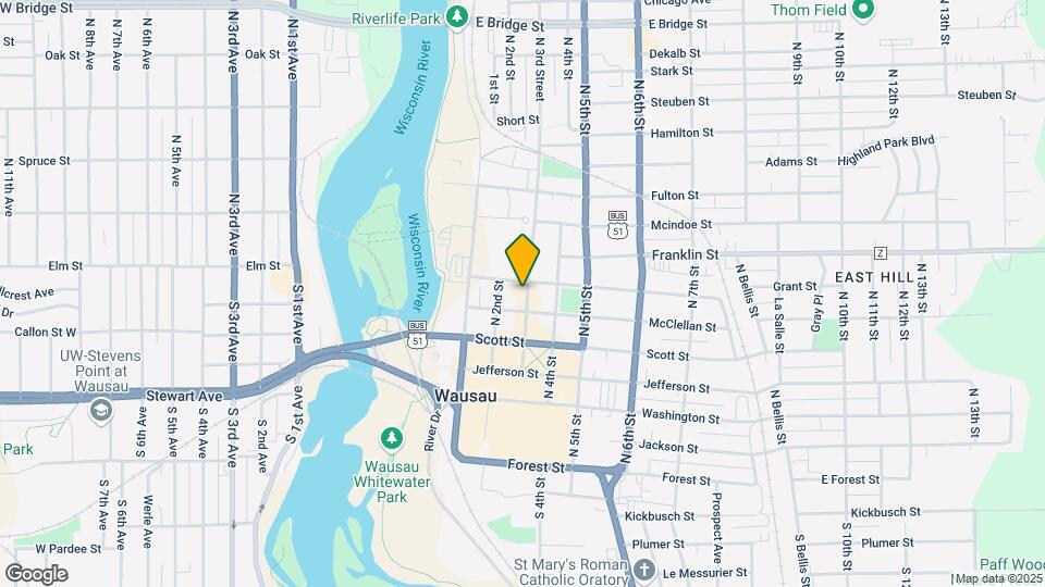 620 N 3rd Street Map and Location Details