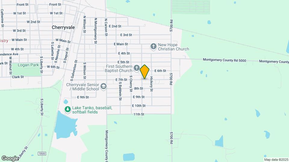Cherryvale Center Apartments Map and Location Details