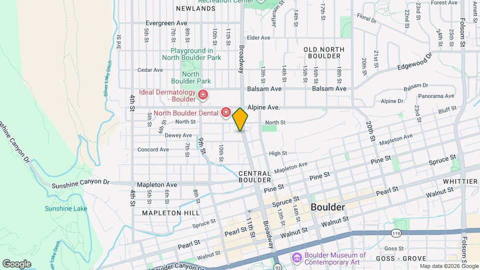 2515 Broadway Map and Location Details