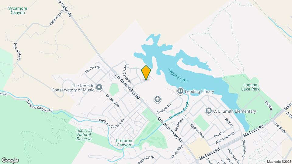 1279 Descanso St Map and Location Details