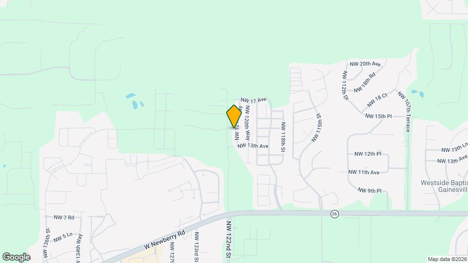 1412 NW 121st Way Map and Location Details