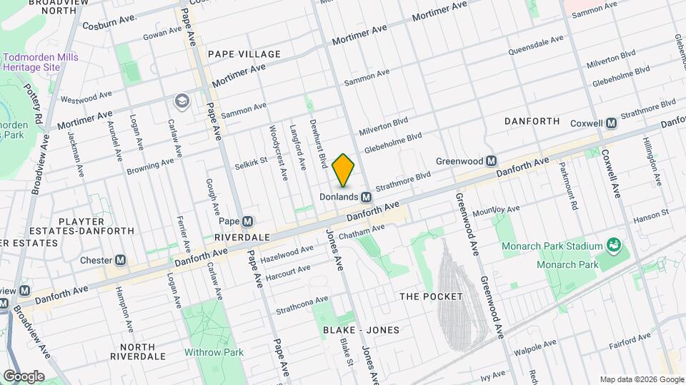 16 Strathmore Blvd Map and Location Details