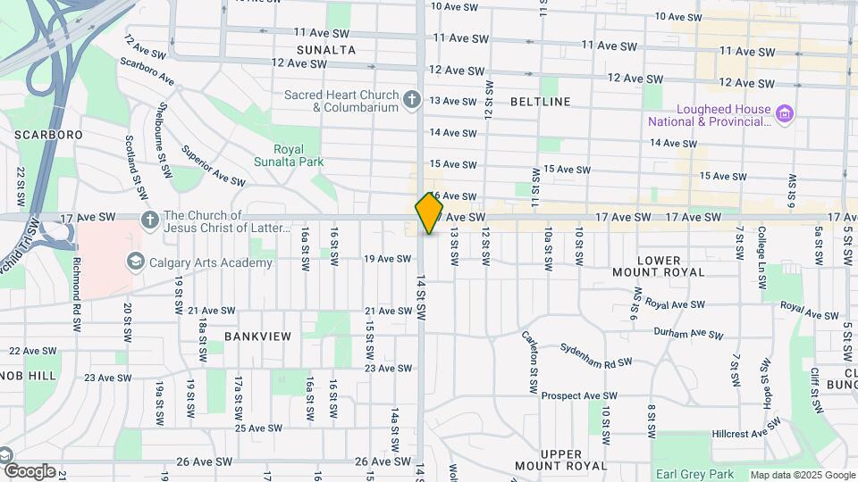 1818 14th St SW Map and Location Details