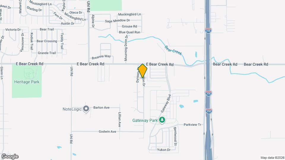 1755 Carrington Dr Map and Location Details
