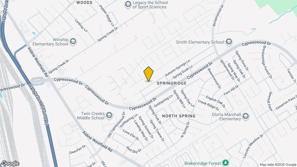 2339 Autumn Springs Ln Map and Location Details