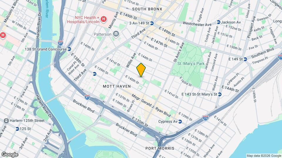 468 E 141st St Map and Location Details