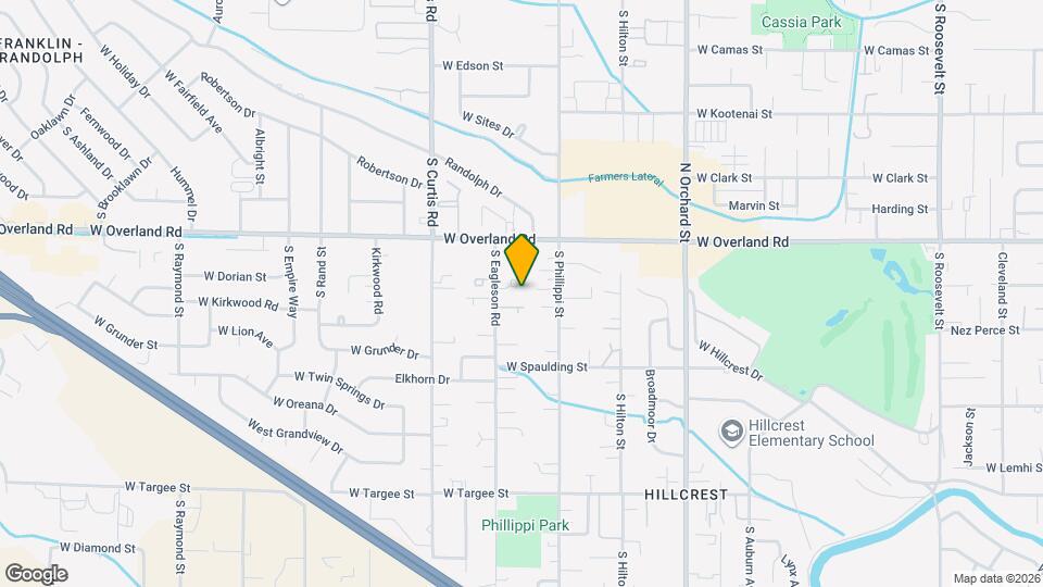 1718 S Eagleson Rd Map and Location Details