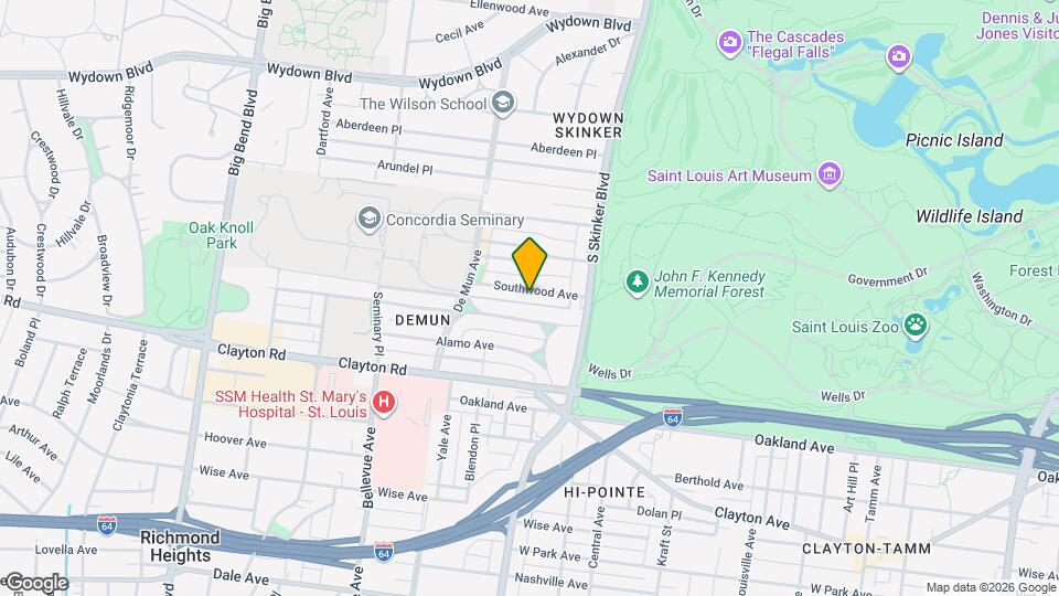 6300 Southwood Ave Map and Location Details