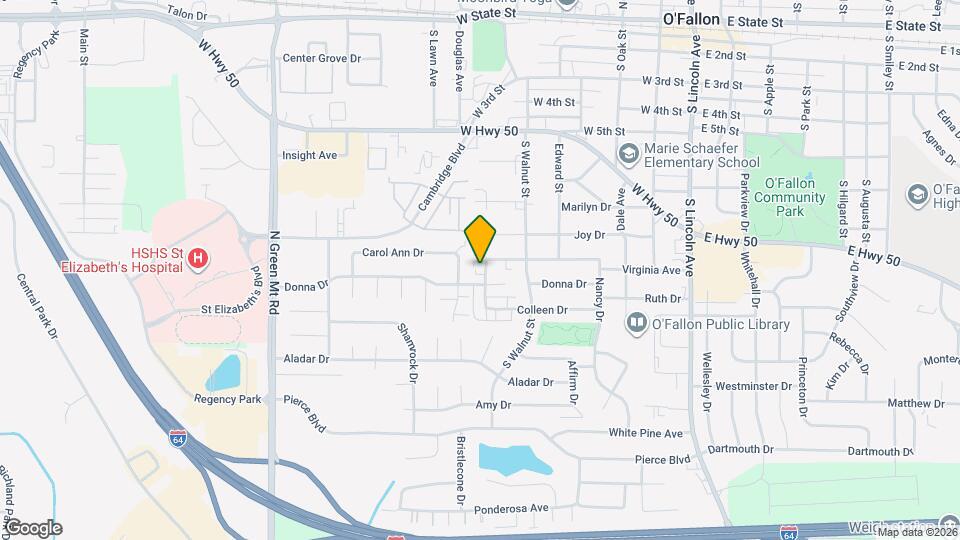 921 Georgetowne Dr Mapa y Detalles de la Ubicación