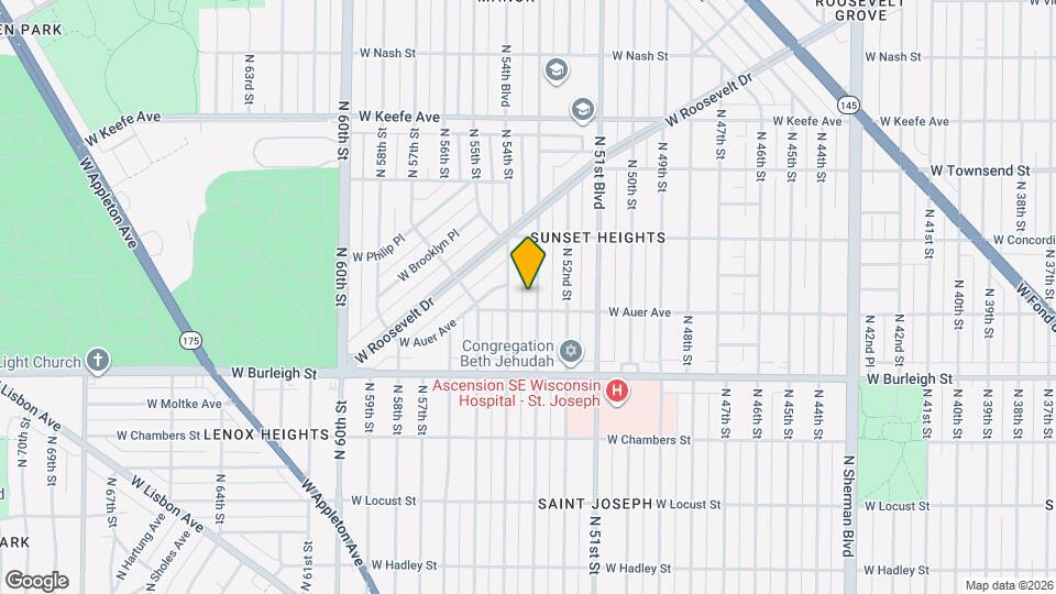 3215 N 53rd St Map and Location Details