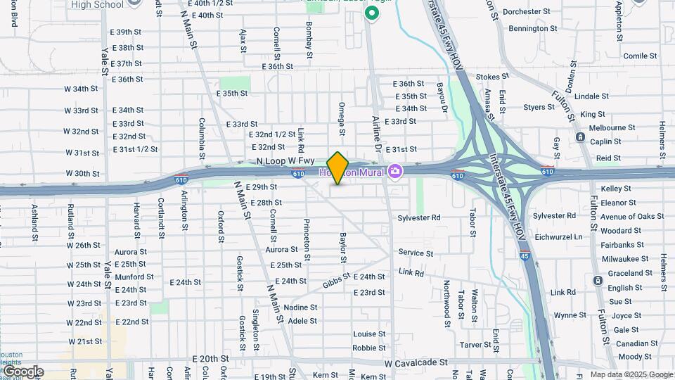 1038 E 29th St Map and Location Details