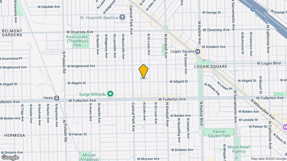 2501 N Drake Ave Map and Location Details