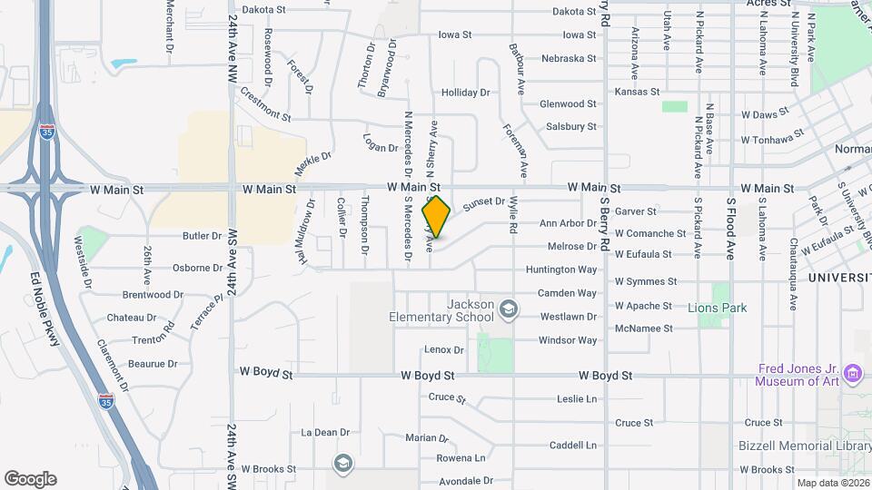 1525 Ann Arbor Dr Mapa y Detalles de la Ubicación