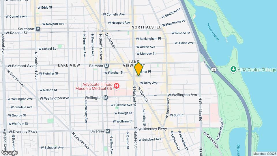 3115 N Halsted St Map and Location Details