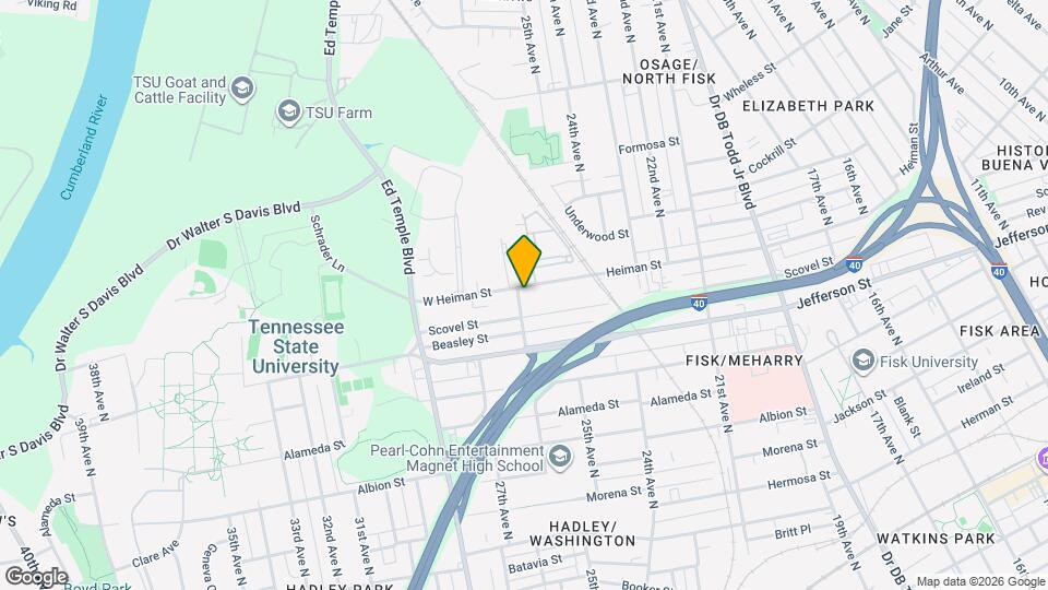 2521 W Heiman St Mapa y Detalles de la Ubicación