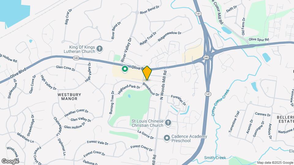 614 Broadmoor Dr Map and Location Details
