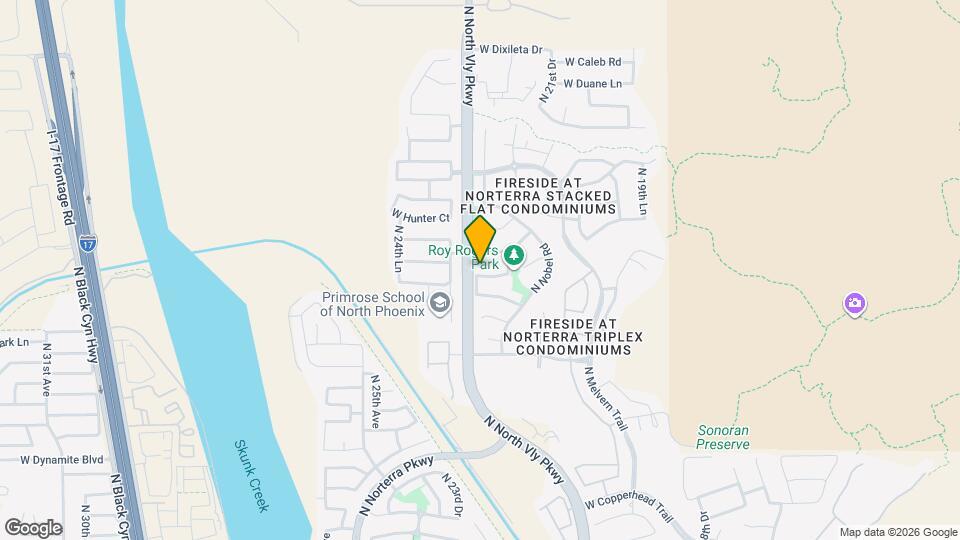 2250 W Roy Rogers Rd Map and Location Details