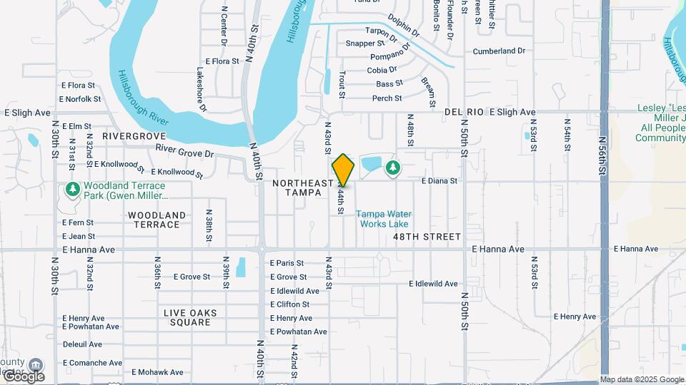 6413 N 44th St Map and Location Details