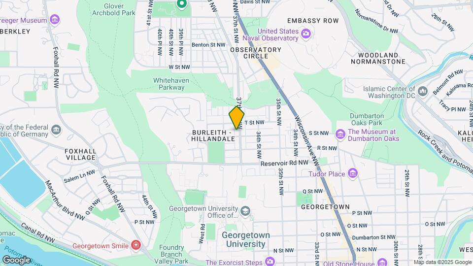 1804 37th St NW Map and Location Details