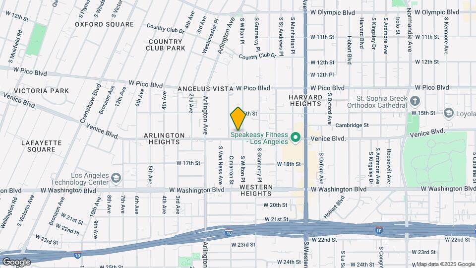 1549 S Wilton Pl Map and Location Details