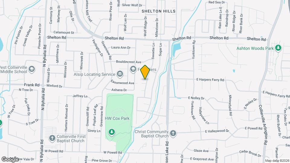 284 Holly Cove Map and Location Details