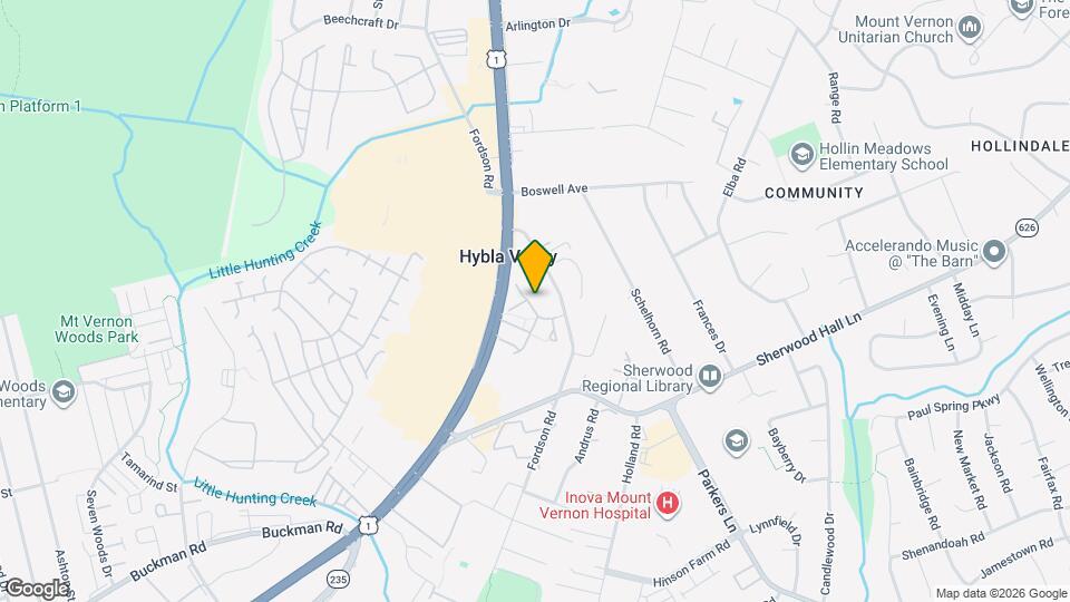 7829 Gum Springs Village Dr Map and Location Details